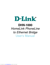 D-link DHN-1000 User Manual