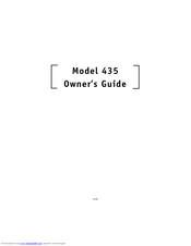 Directed Electronics 435 Owner's Manual