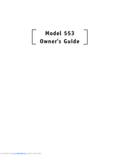 Directed Electronics 553 Owner's Manual