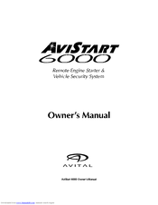 Avital AviStart 6000 Owner's Manual