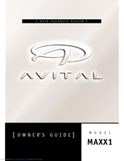 Avital Maxx 1 Owner's Manual