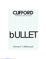 Clifford Bullet 4 Owner's Manual