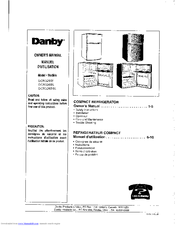 Danby DCR326BSL Owner's Manual