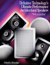 Definitive Technology UIW RSS II Brochure & Specs