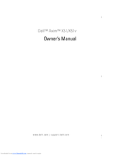 Dell 221-9714 - Axim X51 - 416 MHz Owner's Manual