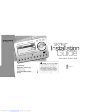 Delphi SkyFi2 SA10103 Installation Manual