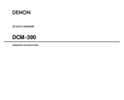 Denon DCM290P Operating Instructions Manual