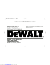 Dewalt DW891-220 Instruction Manual