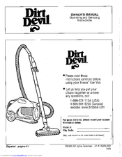 Dirt Devil M082700 Owner's Manual