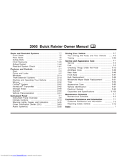 Buick Rainier 2005 Owner's Manual