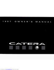 Cadillac 1997 Catera Owner's Manual