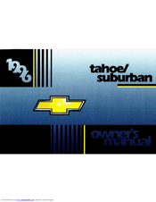 Chevrolet 1996 Suburban Owner's Manual