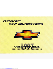 Chevrolet 1997 Express Van Owner's Manual