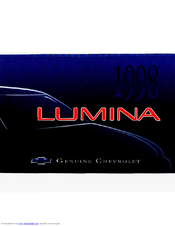 Chevrolet LUMINA 1998 Owner's Manual