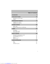 Ford 2003 Escape Owner's Manual