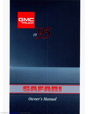 GMC 1995 Safari Owner's Manual