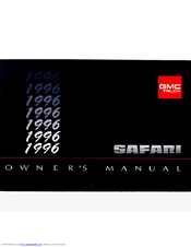 GMC 1996 Safari Owner's Manual