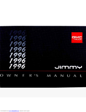 GMC 1996 Jimmy Owner's Manual