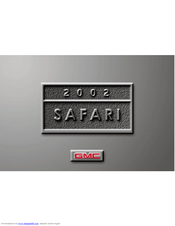 GMC 2002 Safari Owner's Manual