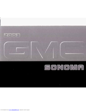 GMC 2003 Sonoma Owner's Manual