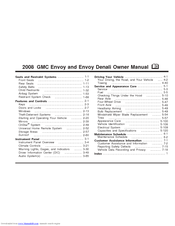 GMC 2008 Envoy Denali Owner's Manual