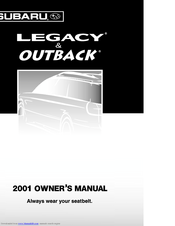 Subaru 2001 LEGACY Owner's Manual