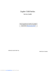 Acer Aspire 1500 series Service Manual