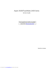 Acer TravelMate 2430 Series Service Manual