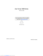 Acer Ferrari 3000 Series Service Manual