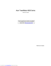 Acer TravelMate 4020 Series Service Manual