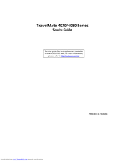 Acer TravelMate 4070 Series Service Manual
