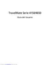 Acer TravelMate 4150 Guía Del Usuario