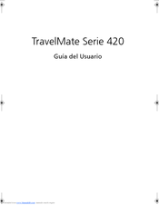 Acer TravelMate 420 Guía Del Usuario