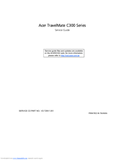 Acer TravelMate C300 Series Service Manual