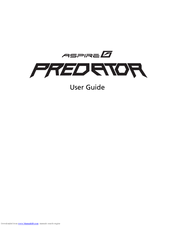 Acer Aspire G Predator User Manual