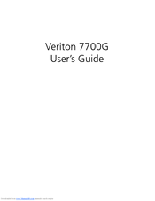 Acer Veriton 7700G User Manual
