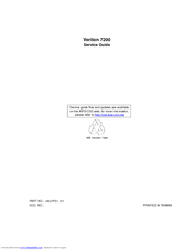 Acer VERITON 7200 Service Manual