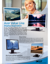 Acer AL2616WD Specifications