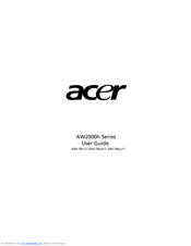 Acer AW2000h-AW170h User Manual