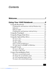 Sony PCG-FXA47 VAIO User Guide  (primary manual) User Manual
