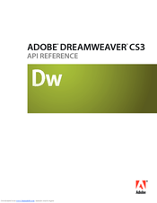 Adobe 38040334 - Dreamweaver CS3 User Manual
