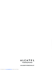 Alcatel OT-980 Manual