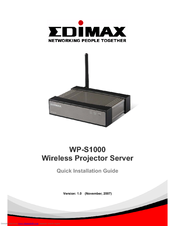 Edimax WP-S1000 Quick Installation Manual
