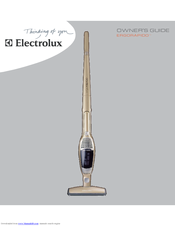 Electrolux EL1005A - Ergorapido Cordless Vacuum Owner's Manual