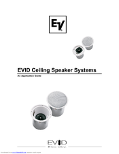 Electro-Voice EVID C8.2 Ceiling Application Manual
