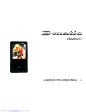 Ematic EM200VID User Manual