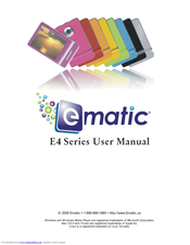 Ematic EM414CAM 8GB User Manual