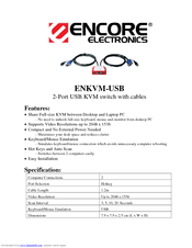 Encore ENKVM-USB Specifications