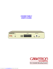 Cabletron Systems CyberSWITCH CSX200 User Manual