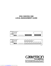 Cabletron Systems ESX-1380 Management Manual
